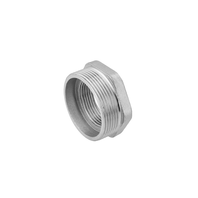 Футорка посилена LexLine 2"х1 1/4" ЗВ нікельована НК0727-Вн