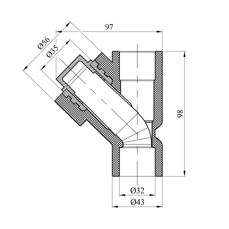 Фільтр PPR GrandiTherm 32 мм