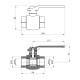 Кран кульовий PPR GrandiTherm 32 мм