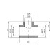Трійник перехідний PPR GrandiTherm 32х25х32 мм