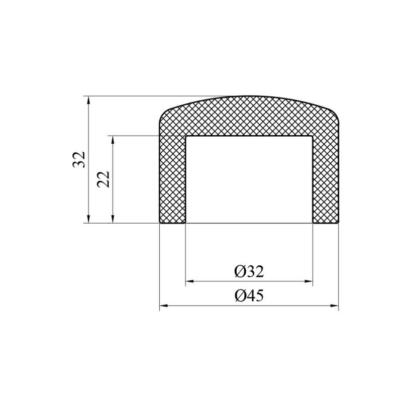 Заглушка PPR GrandiTherm 32 мм