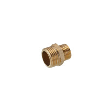 Ніпель перехідний посилений LexLine 1/2"х3/8" ЗЗ латунний УК0540-В