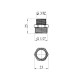 Ніпель перехідний посилений LexLine 1/2"х3/8" ЗЗ латунний УК0540-В