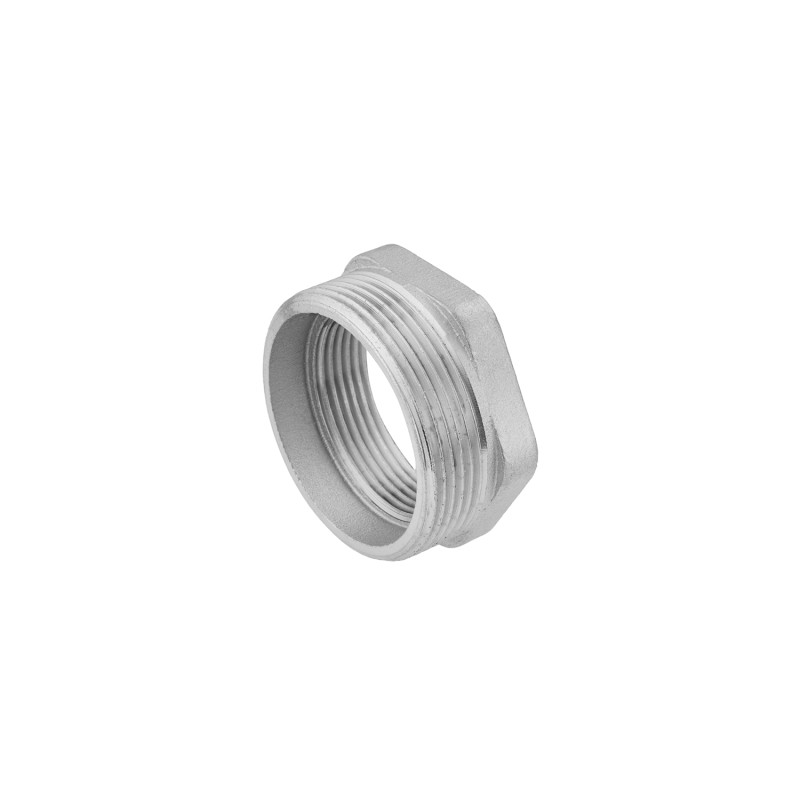 Футорка посилена LexLine 2"х1 1/2" ЗВ нікельована НК0728-Вн