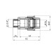 Муфта ПЕ SantehPlast 20x3/4" РЗ