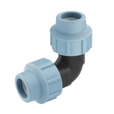 Коліно ПЕ SantehPlast 25х25 мм