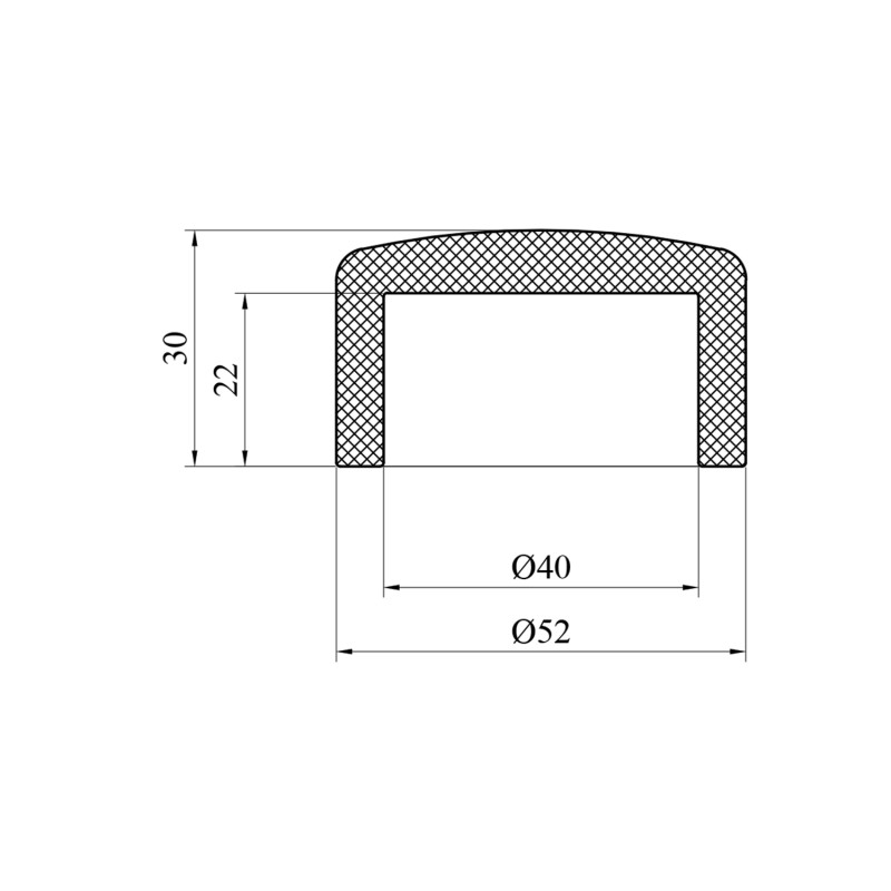 Заглушка PPR GrandiTherm 40 мм