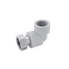 Коліно з накидною гайкою PPR Rozma 25х3/4"