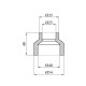 Муфта редукційна PPR GrandiTherm 40х25 мм