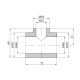 Трійник перехідний PPR GrandiTherm 40х25х40 мм