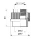 Муфта PPR GrandiTherm 40х1 1/4" РВ