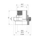 Американка PPR Rozma 63х2" РЗ