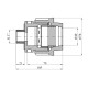 Муфта ПЕ SantehPlast 40x1" РЗ