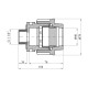 Муфта ПЕ SantehPlast 40x1 1/4" РЗ