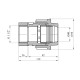 Муфта ПЕ SantehPlast 40х1 1/2" РВ