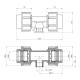 Трійник ПЕ SantehPlast 50х1 1/2"х50 РВ
