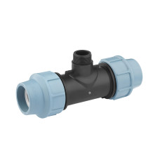 Трійник ПЕ SantehPlast 63х1 1/2"х63 РЗ