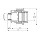 Муфта ПЕ SantehPlast 50x1 1/2" РЗ