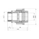 Муфта ПЕ SantehPlast 50x2" РЗ