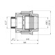 Муфта ПЕ SantehPlast 63x2" РЗ