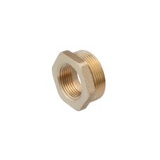 Футорка посилена LexLine 1 1/2"х1" ЗВ латунна УК0722-В