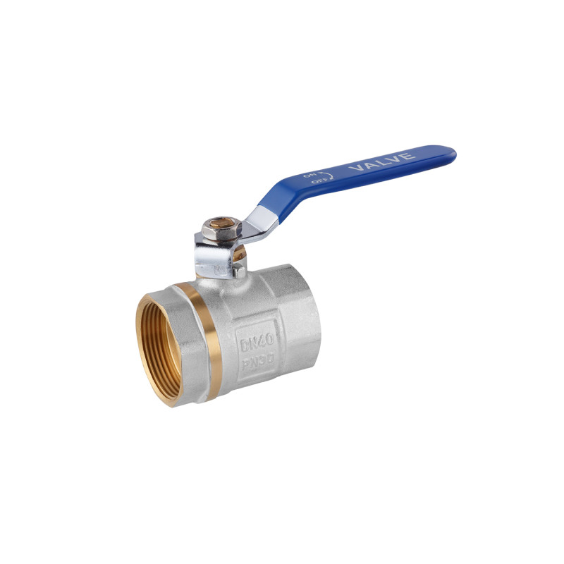 Кран кульовий Valves 1 1/4'' ВВ PN30 синя ручка