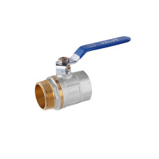 Кран кульовий Valves 1 1/2'' ВЗ PN30 синя ручка