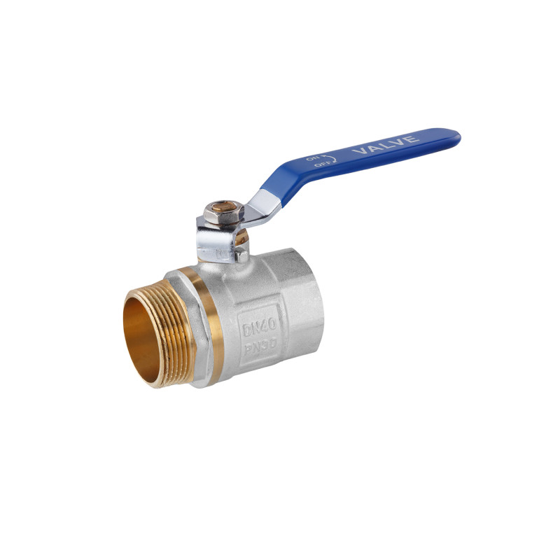 Кран кульовий Valves 1 1/2'' ВЗ PN30 синя ручка