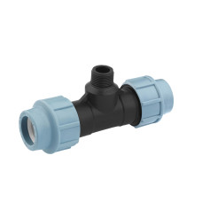 Трійник ПЕ SantehPlast 32х3/4"х32 РЗ