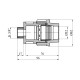 Муфта ПЕ SantehPlast 32x3/4" РЗ