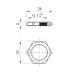 Контргайка STA 1/2"х4 мм латунна
