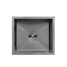 Кухонна мийка Kroner KRP Schwarze - 4843HM PVD (3.0/1.0 мм)