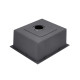 Кухонна мийка Kroner KRP Schwarze - 5050HM PVD (3.0/1.0 мм)