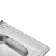 Кухонна мийка накладна Kroner KRP Dekor - 6060L (0.6 мм)