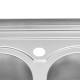 Кухонна мийка накладна Kroner KRP Satin - 6080Z (0.8 мм)