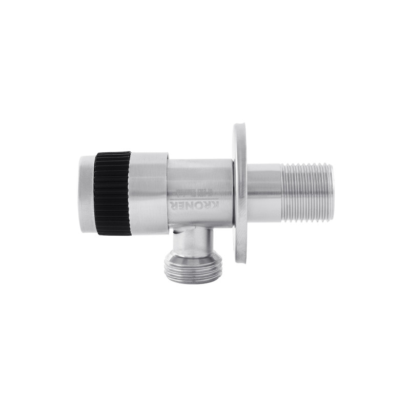 Кран приладовий Kroner KRP Edelstahl Klassisch - ESG100 1/2"х1/2" ЗЗ