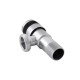 Кран приладовий Kroner KRP Edelstahl Klassisch - ESG102 1/2"х3/4" ЗЗ