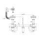 Сифон для кухонної мийки Kroner KRP Siphon - 012 3 1/2"х50/40 мм