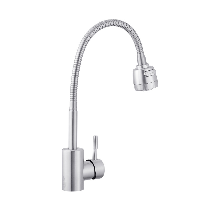 Змішувач для кухні з гнучким виливом Agua Acero - INOX035-2