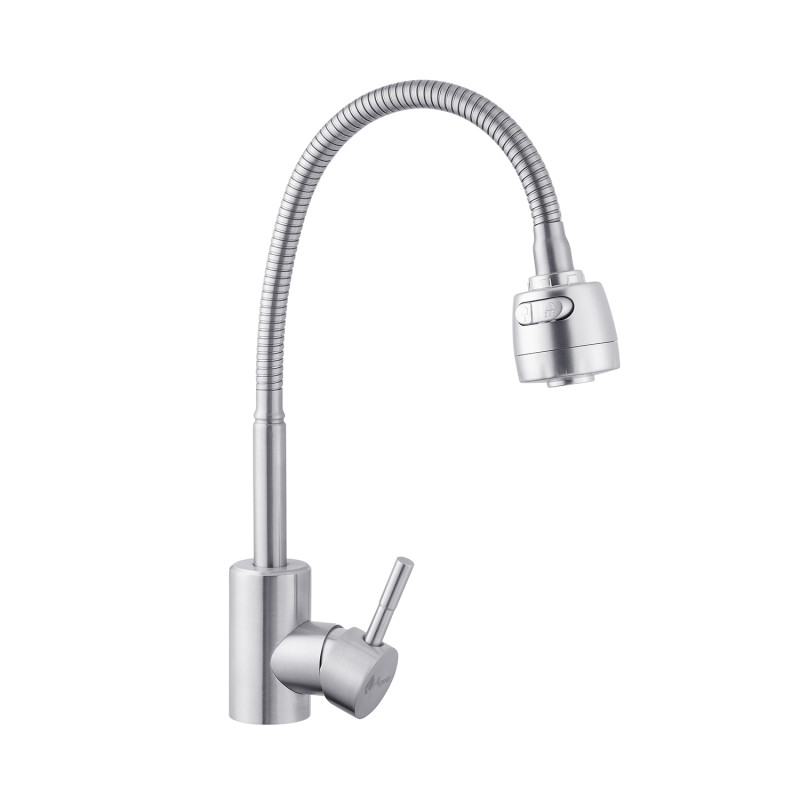 Змішувач для кухні з гнучким виливом Agua Acero - INOX035-2