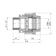 Муфта ПЕ Rozma 40х1 1/2" РЗ