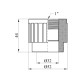 Муфта PPR Baux 32х1" РВ