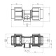 Трійник ПЕ Rozma 63х1 1/4"х63 РВ