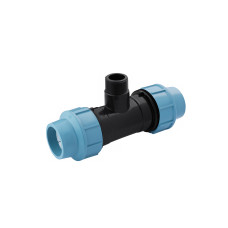 Трійник ПЕ Rozma 63х1 1/2"х63 РЗ