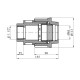 Муфта ПЕ Rozma 63х1 1/2" РВ