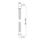 Шланг для душу Kroner KRM - C600 150-200 см