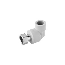 Коліно з накидною гайкою PPR GrandiTherm 20х1/2"