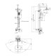 Набор 3 в 1 душова система Kroner Armada-W063 + змішувач Armada-W010 + змішувач Bidet-C082