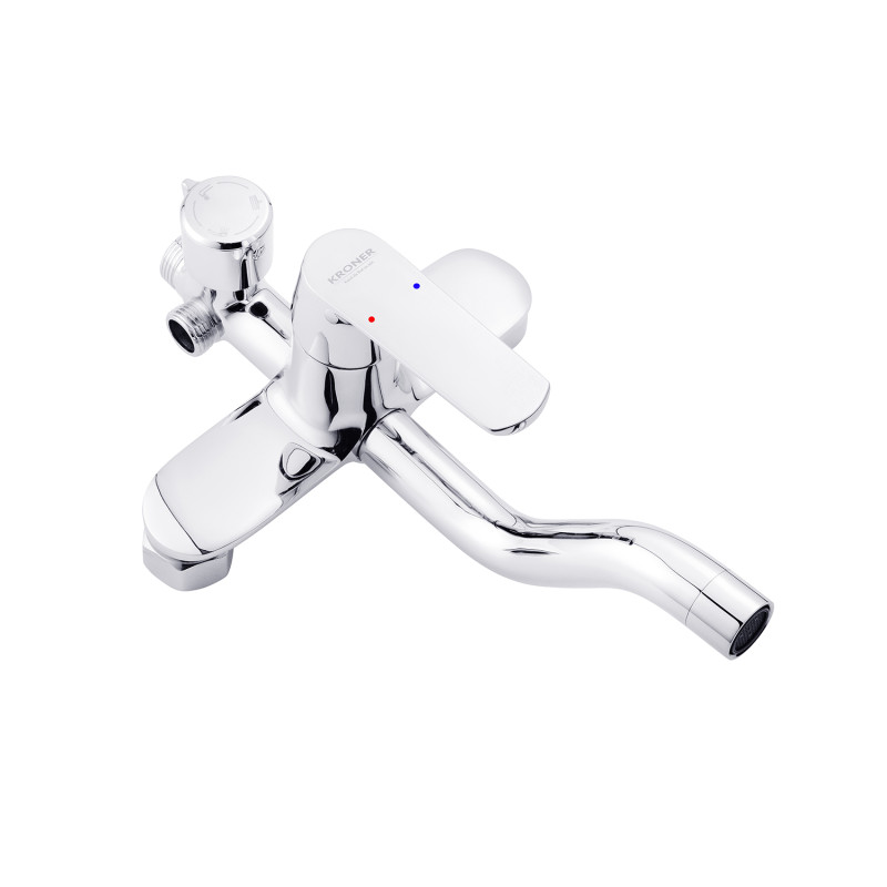 Набор 3 в 1 душова система Kroner Armada-C064K + змішувач Hagen-C010 + змішувач Bidet-C082