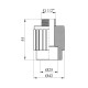 Муфта PPR Baux 25х1/2" РЗ